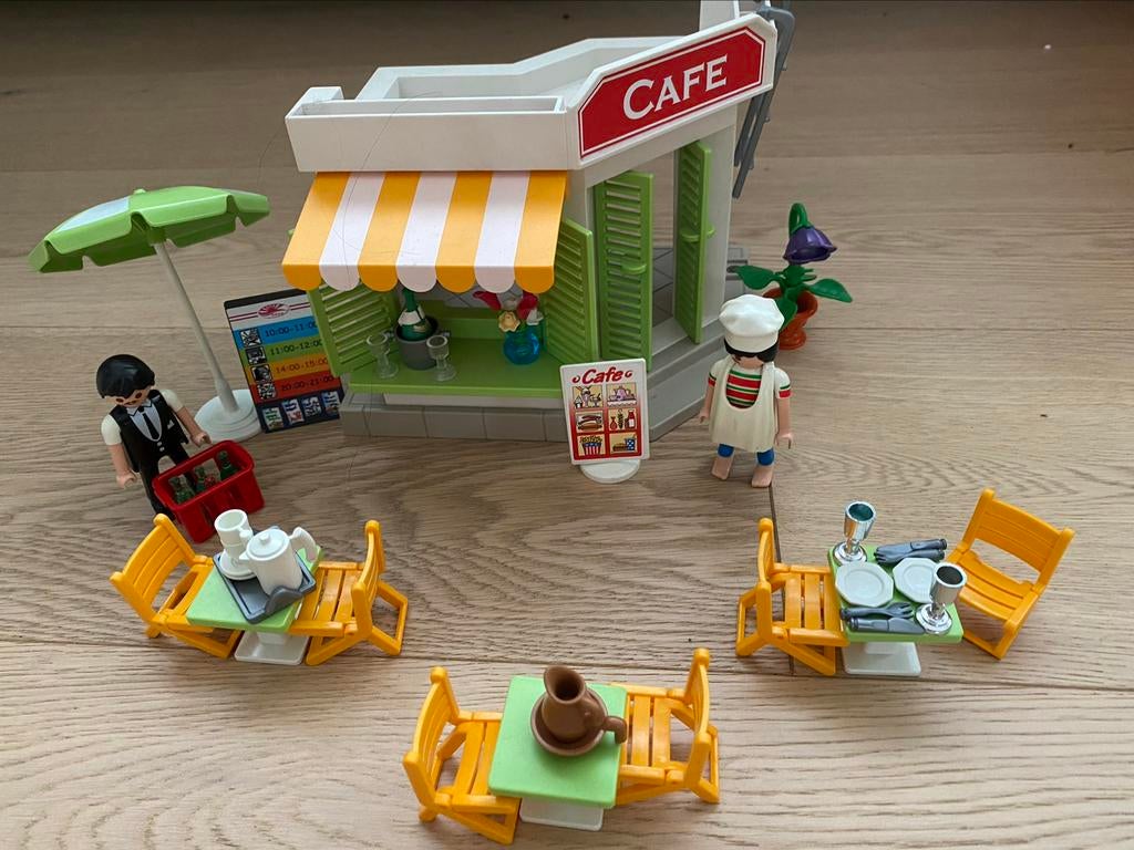 Cafe playmobil, Kinderen en Baby's, Speelgoed | Playmobil, Ophalen, Gebruikt