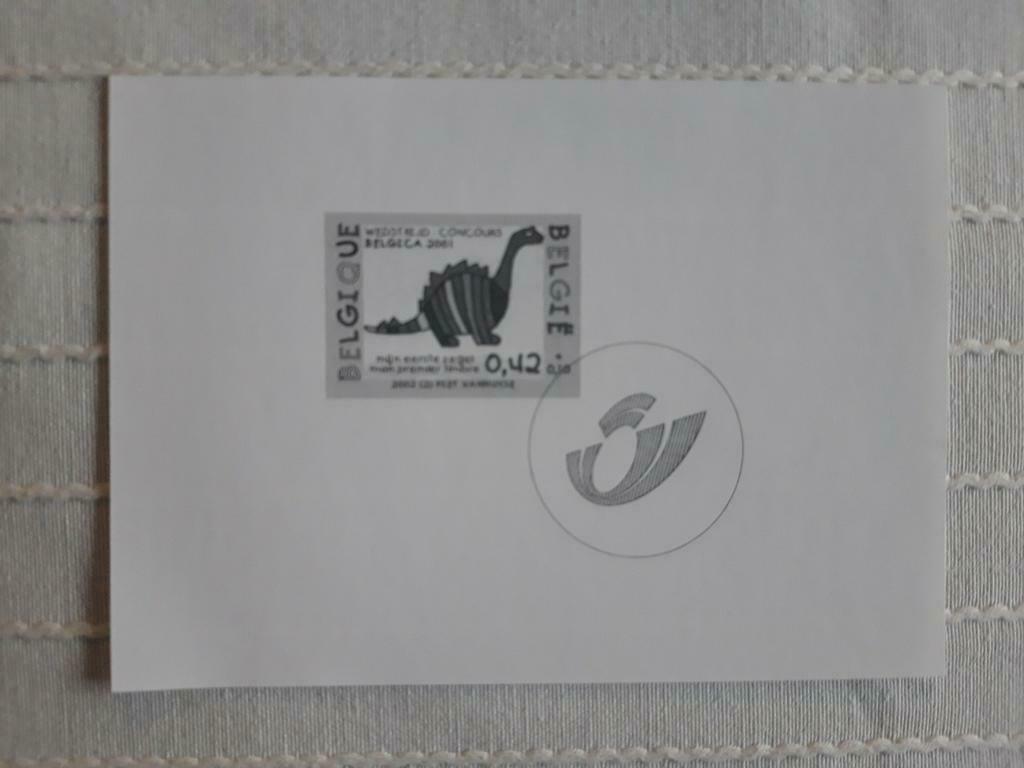 Te koop : Zwart-wit velletje promo filatelie., Ophalen of Verzenden
