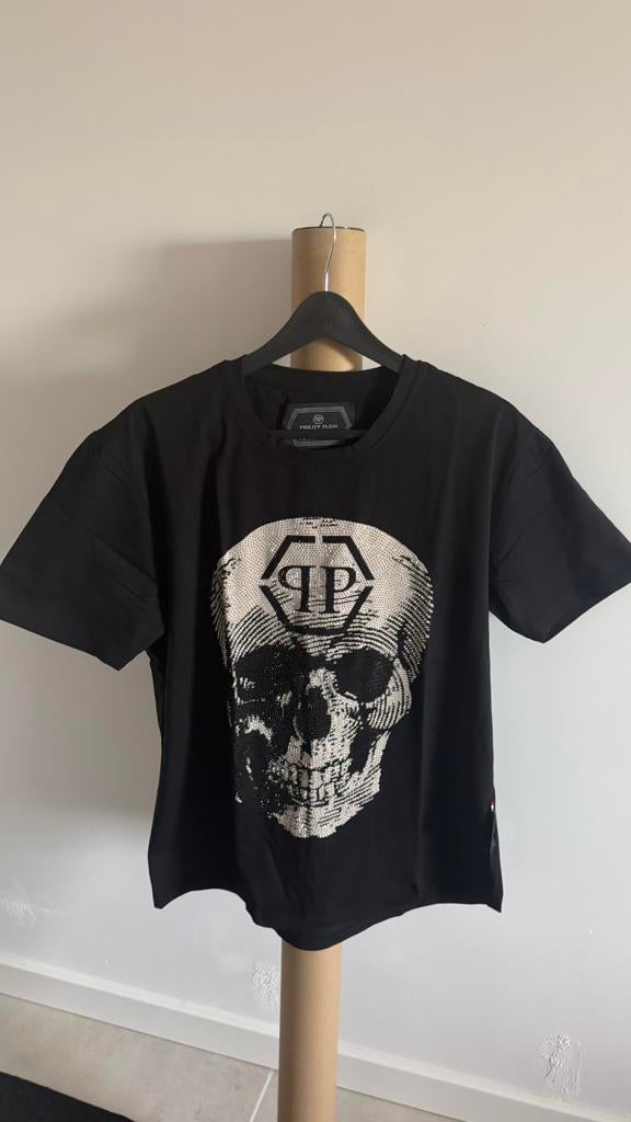 Philipp plein skull t-shirt, Ophalen of Verzenden, Nieuw, Maat 52/54 (L), Zwart