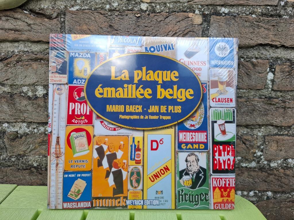Livre La Plaque émaillée belge - Mario Baeck et Jan De Plus, Collections, Enlèvement ou Envoi, Neuf, Panneau publicitaire