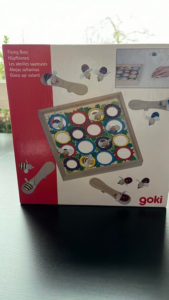 Flying bees spel in hout 4+ nieuw 28 eur nu 10 eur, Ophalen, Zo goed als nieuw