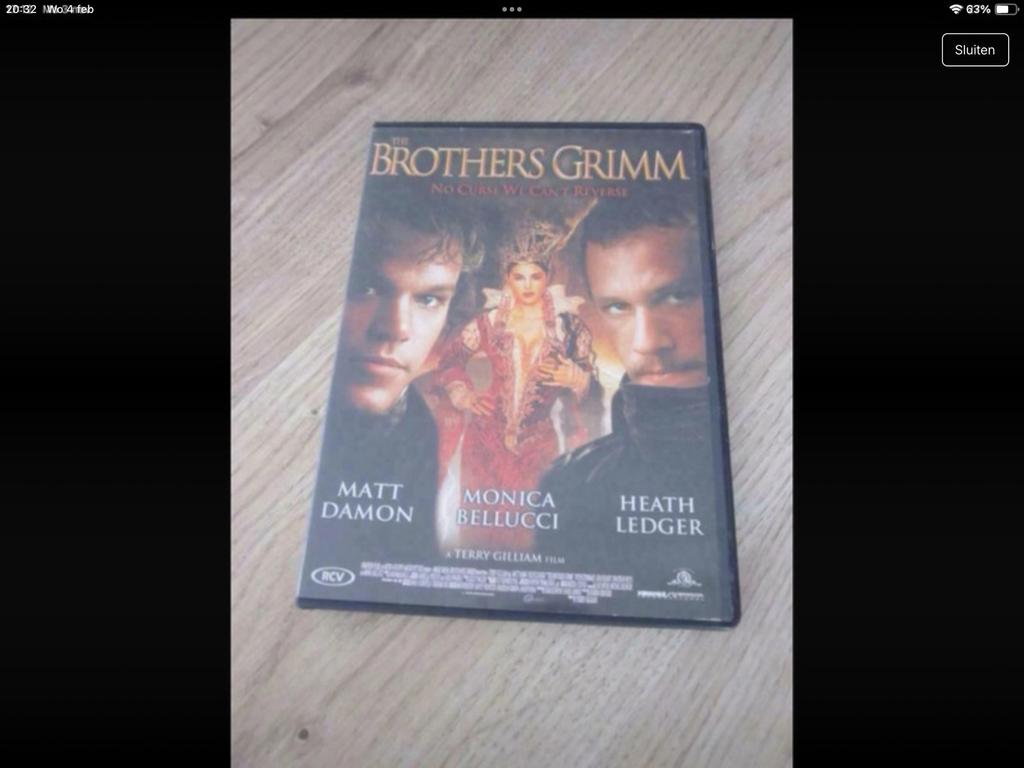 dvd brothers grimm, CD & DVD, Enlèvement ou Envoi, Comme neuf