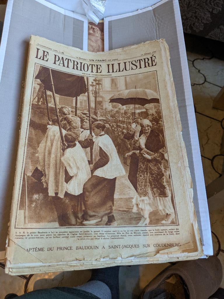 Le patriote illustre, Ophalen of Verzenden, 1920 tot 1940, Krant