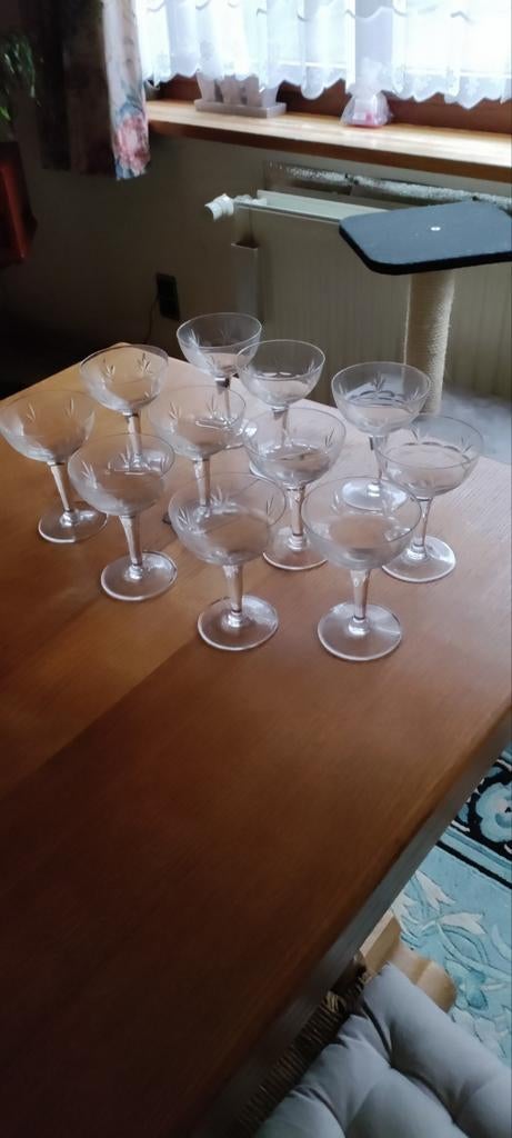Coupes à champagne vintage, Collections, Enlèvement, Comme neuf