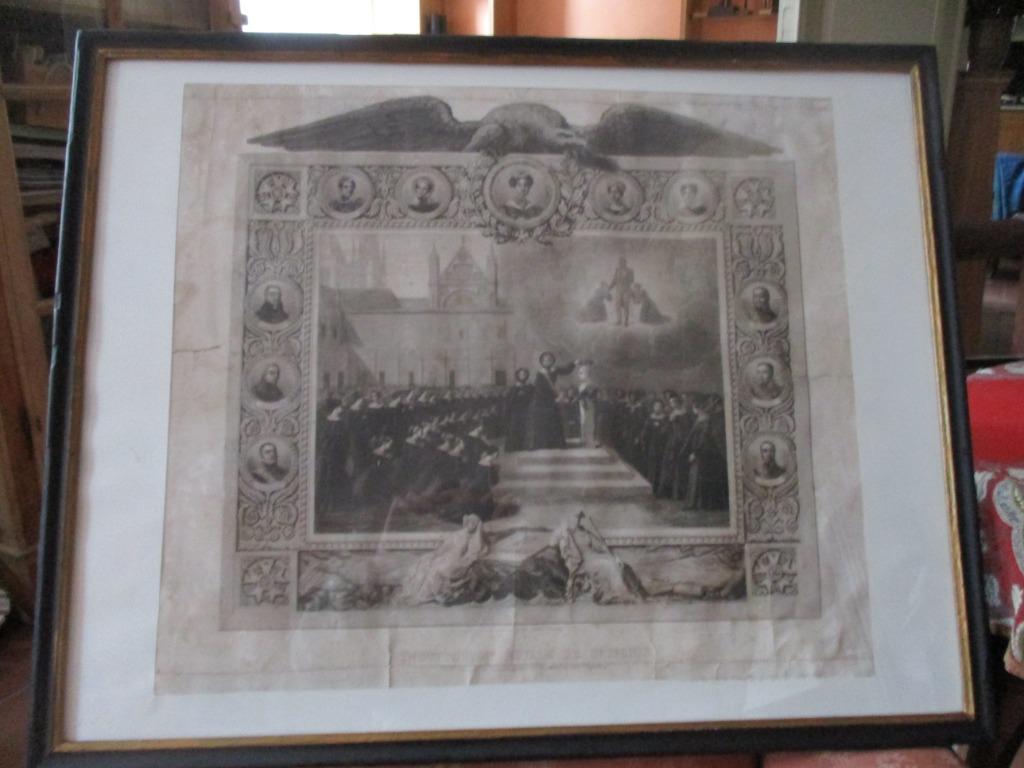 Gravure 'Hommage a Napoleon' 5 Mai 1821, Antiek en Kunst, Ophalen
