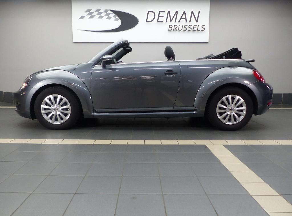 Volkswagen New Beetle donkergrijs Cab 1.2 TSI, Voorwielaandrijving, 4 zetels, Stof, 4 cilinders