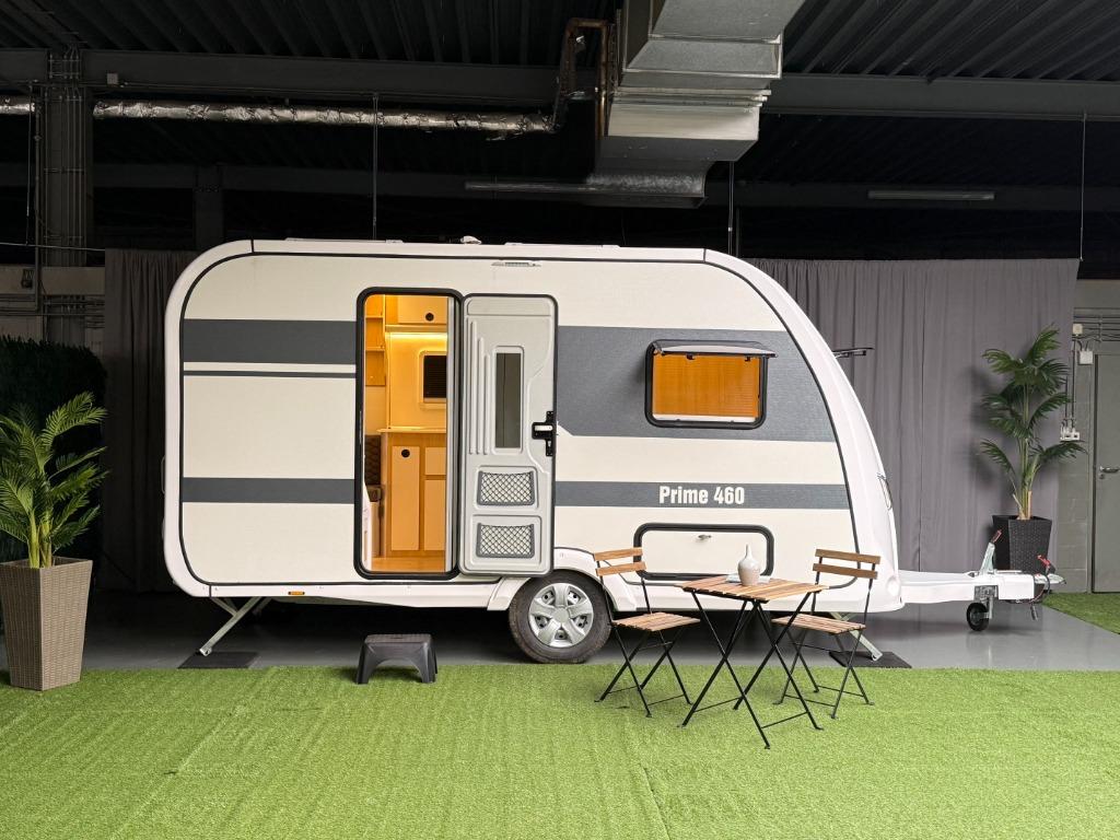 ✅ CARAVANE • PRIME 460 • NEUF • AL-KO • 4 PERSONNES • 2025, Entreprise, 5 à 6 mètres, Lit fixe, Siège de train