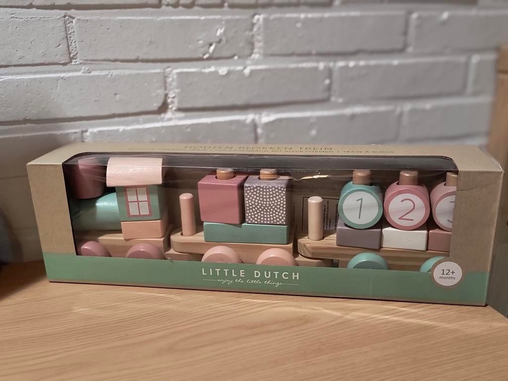Little dutch houten blokken trein, Kinderen en Baby's, Ophalen