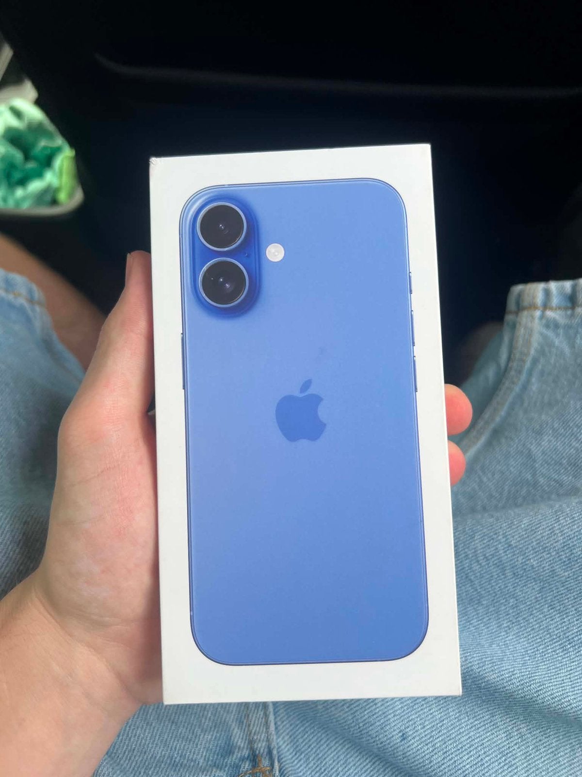 Iphone 16, Telecommunicatie, Mobiele telefoons | Apple iPhone, Ophalen, Zo goed als nieuw, Blauw, IPhone 16