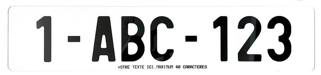 Plaque immatriculation plexi tuning, Autos : Divers, Tuning & Styling, Enlèvement ou Envoi, ., ., .