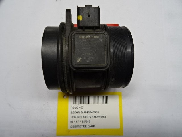 DÉBITMÈTRE Peugeot 407 (6D) (01-2004/12-2011) (9645948980), Utilisé, Peugeot