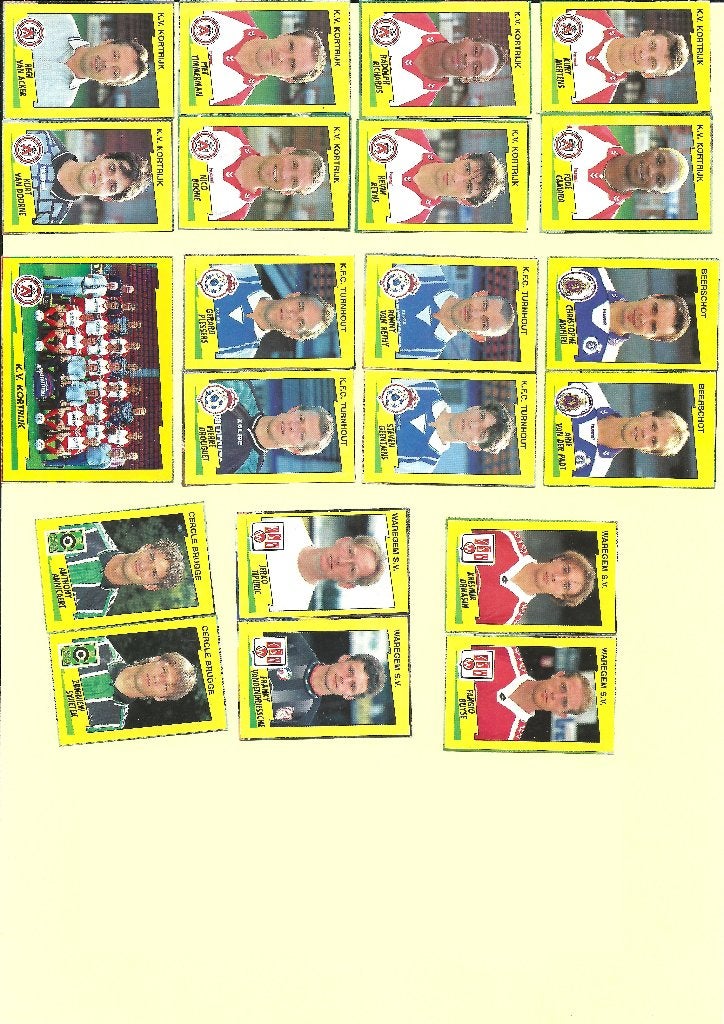 Panini Football 98 - 11 recup stickers, Hobby en Vrije tijd, Stickers en Plaatjes, Gebruikt, Meerdere stickers, Ophalen of Verzenden