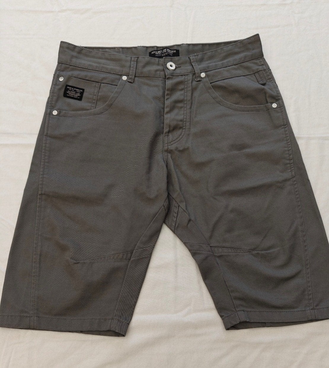 Jack & Jones Core Workwear Short Homme Gris – Taille L, Kleding | Heren, Broeken en Pantalons, Ophalen of Verzenden, Zo goed als nieuw