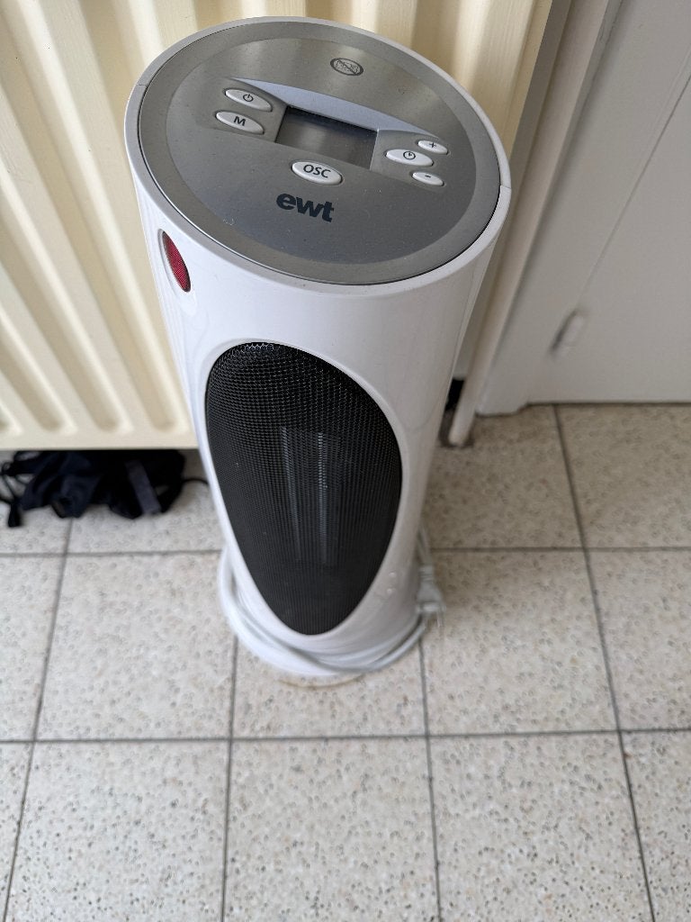 EWT C220LCD - Radiateur soufflant en céramique, Enlèvement, Comme neuf, Autre