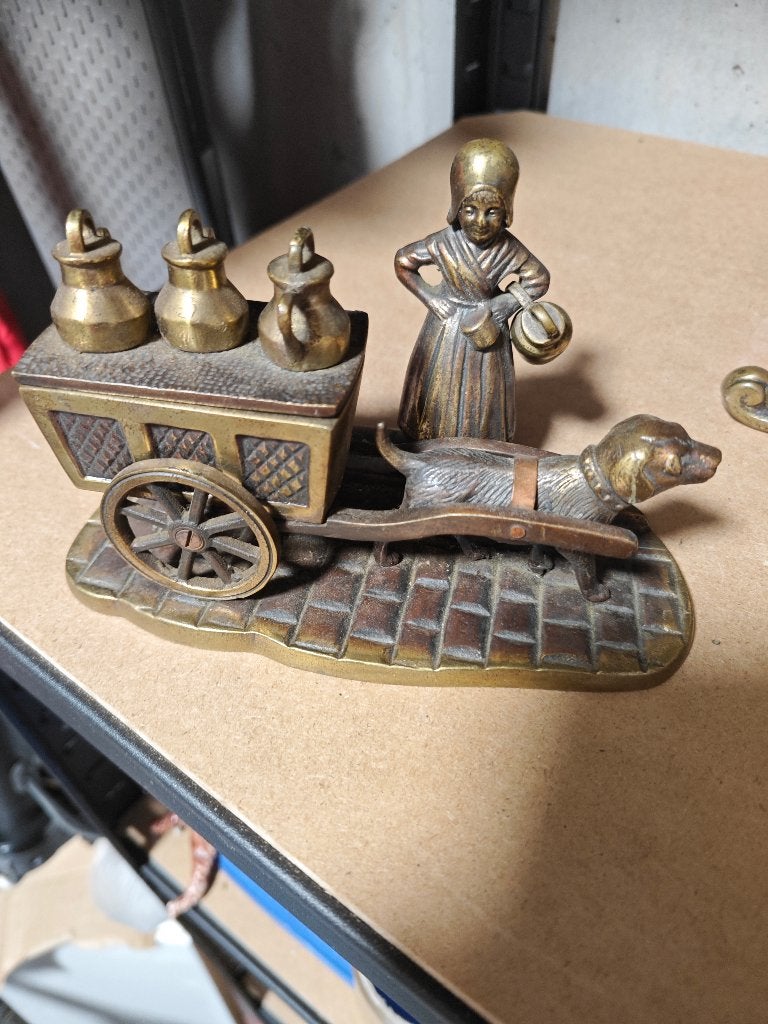 Antieke beeldjes, brons, messing, Antiek en Kunst, Ophalen of Verzenden