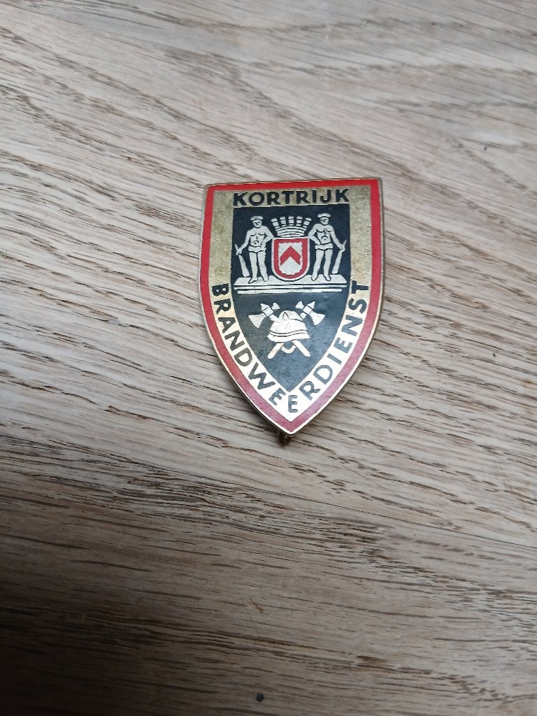 Breloque service incendie de Courtrai, Collections, Envoi, Autres, Emblème ou Badge