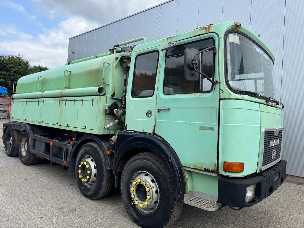 MAN F8 *32.291 8x4-6Cyl-BELGIAN TRUCK-BIG AXXLES* (bj 1986), Auto's, Vrachtwagens, Achterwielaandrijving, MAN, Bedrijf, Te koop