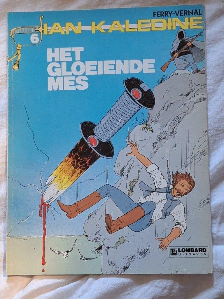 Ian Kaledine 6: het gloeiende mes, Eén stripboek, Ophalen, Zo goed als nieuw