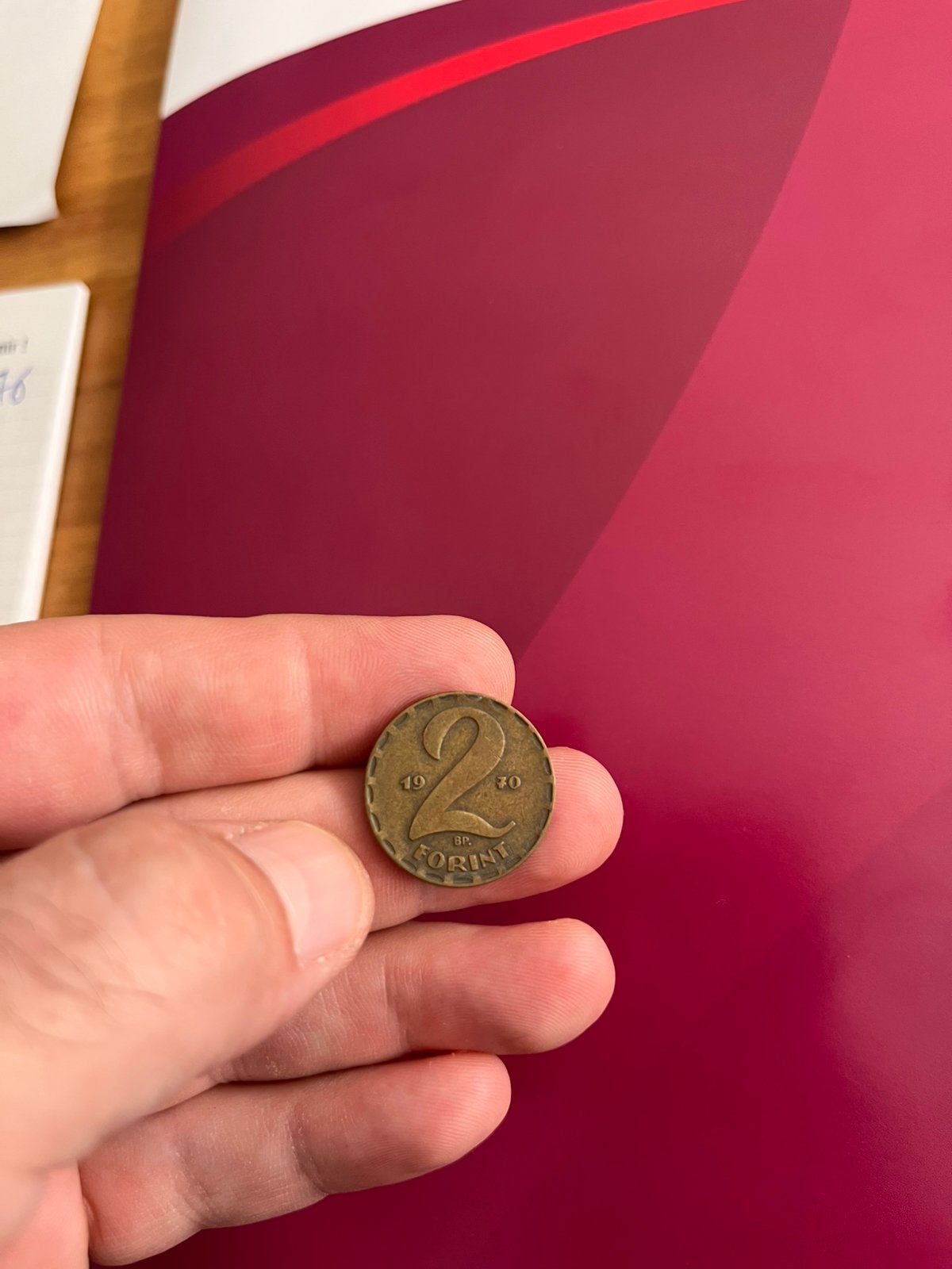 Hongarije 2 forinten 1970 BP XF-45, Ophalen of Verzenden, Munten en Bankbiljetten