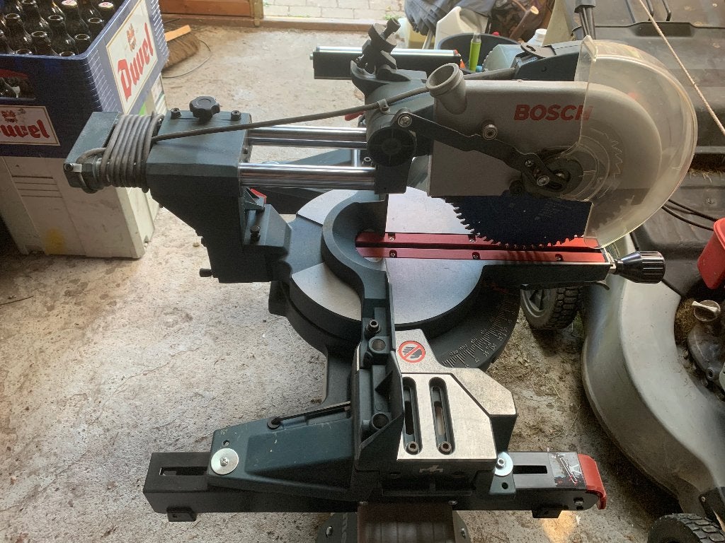 Bosch GCM10S verstekzaag: nog in zeer mooie staat, Ophalen, Invalzaag, 70 mm of meer, Bosch Professional