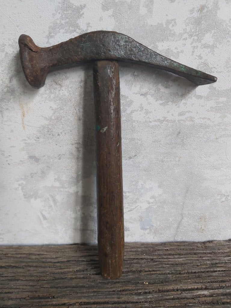 Oude schoenmakershamer / marteau de cordonnier, Antiek en Kunst, Ophalen of Verzenden
