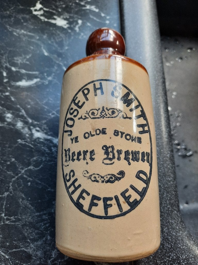 Vintage Engelse stenen bierfles, Enlèvement ou Envoi, Comme neuf, Bouteille(s), Autres marques
