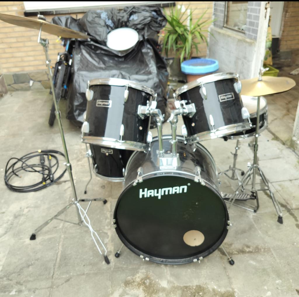 HAYMAN Drumstel, Muziek en Instrumenten, Drumstellen en Slagwerk, Ophalen, Gebruikt