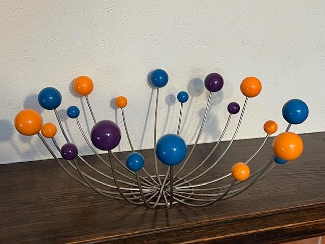 Vintage Sputnik design fruitschaal, spoetnik, Ophalen