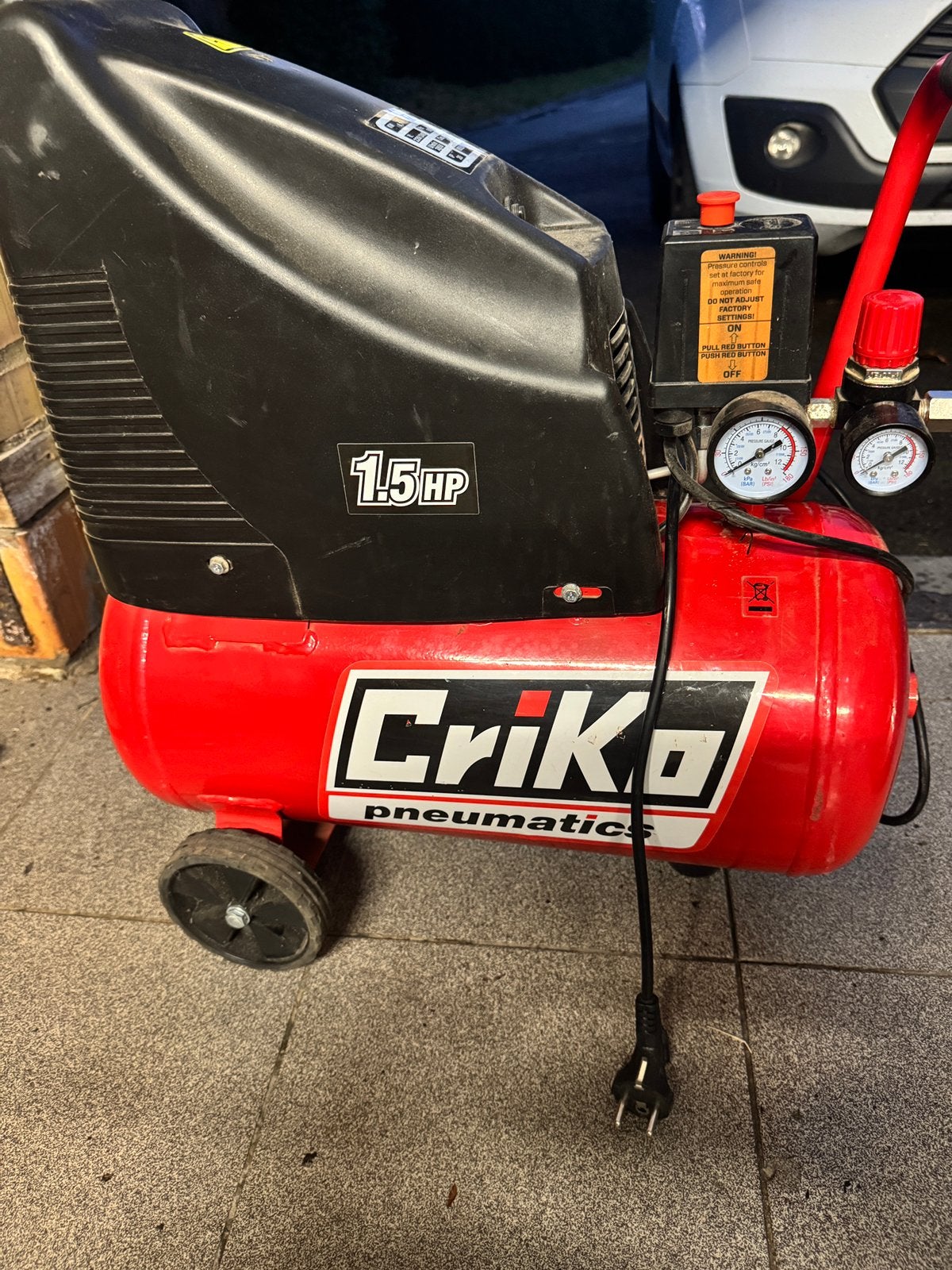 Criko compressor 1,5pk 24l, Enlèvement, Comme neuf