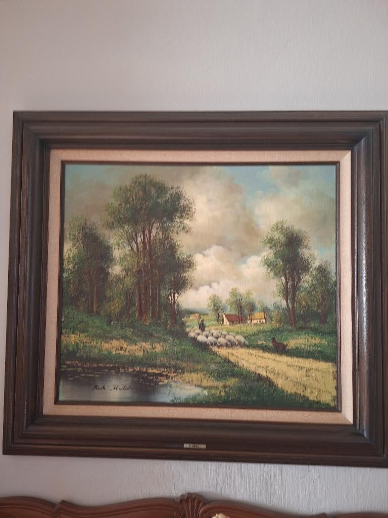 Schilderij Rik Mulders, Antiek en Kunst, Ophalen