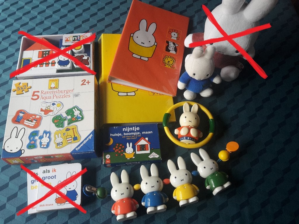 Pakket Nijntje speelgoed, alles nieuw tenzij anders vermeld, Ophalen of Verzenden, Nieuw, Overige typen