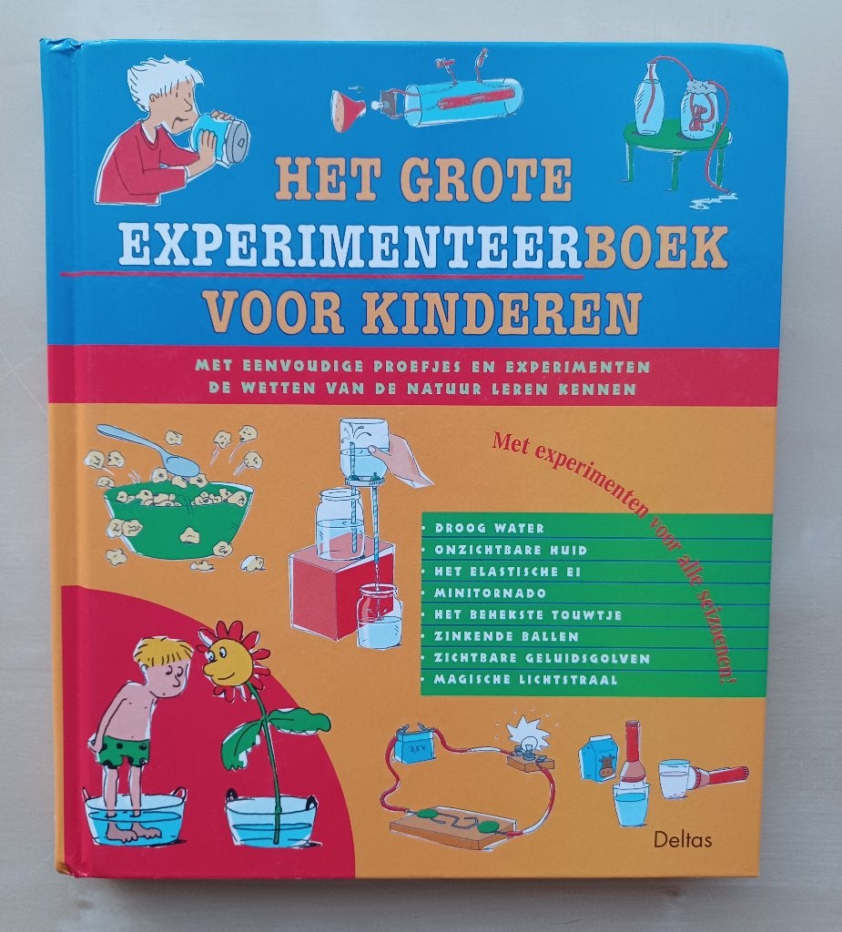 Het Grote Experimenteerboek voor kinderen (9+), Livres, Livres pour enfants | Jeunesse | 10 à 12 ans, Enlèvement ou Envoi, Utilisé