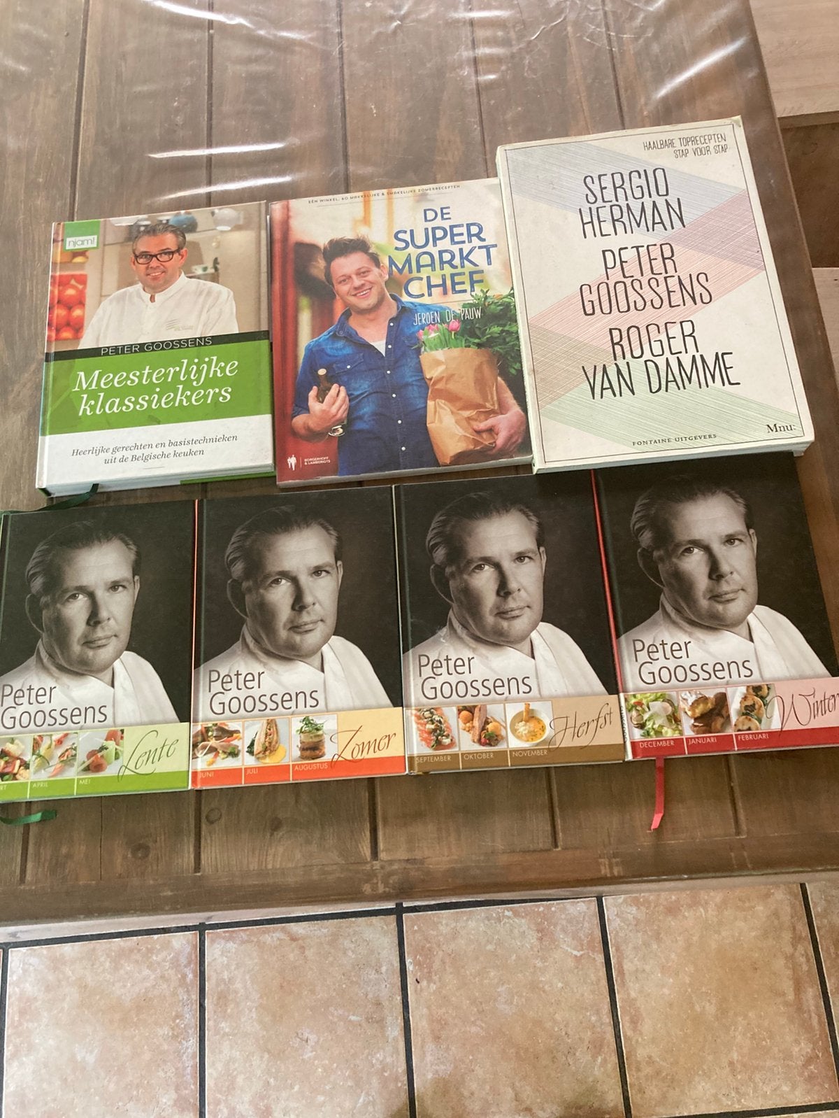 Te koop kookboeken Peter Goossens, Ophalen, Hoofdgerechten, Zo goed als nieuw, Gezond koken
