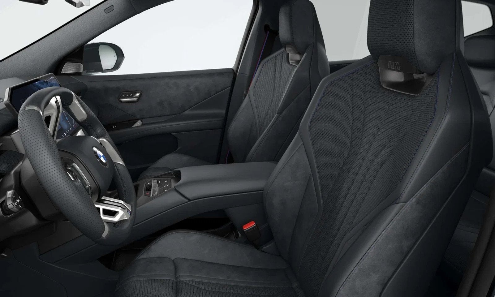 BMW iX3 50 xDrive M Sport PRO / PANO / TREKHAAK / STUURVERW, Auto's, Automaat, Gebruikt, Zwart, Wit