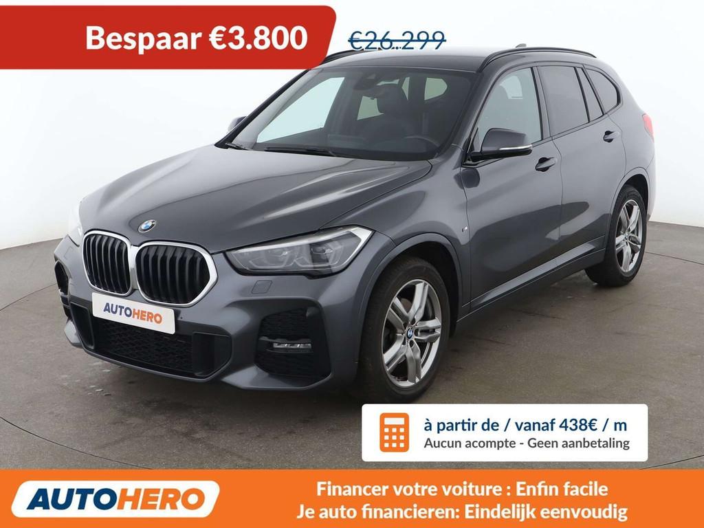 BMW X1 sDrive 18i M Sport (bj 2021, automaat), Auto's, Gebruikt, 5 zetels, SUV of Terreinwagen, Adaptive Cruise Control