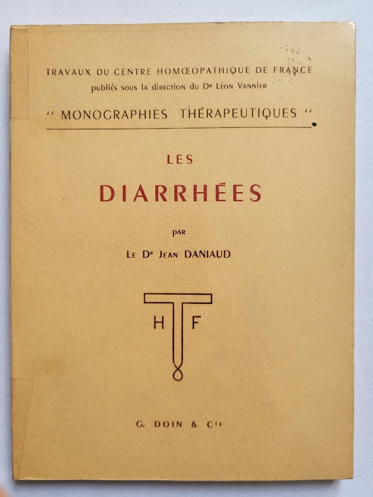 Diarree. - Dr. DANIAUD Jean - 1955, Ophalen of Verzenden