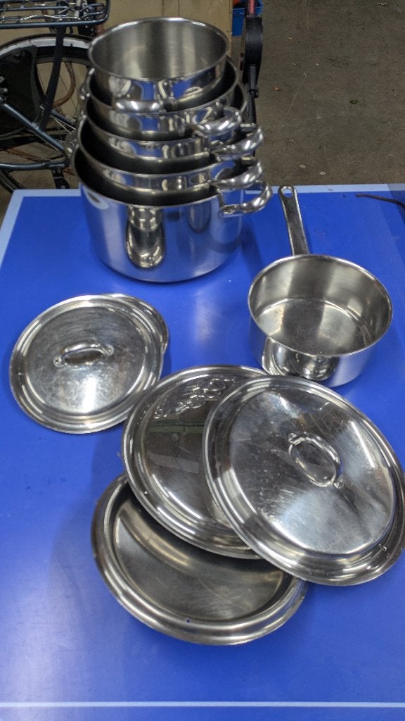 kookpotten, Huis en Inrichting, Ophalen, Inox, Gebruikt, Overige typen
