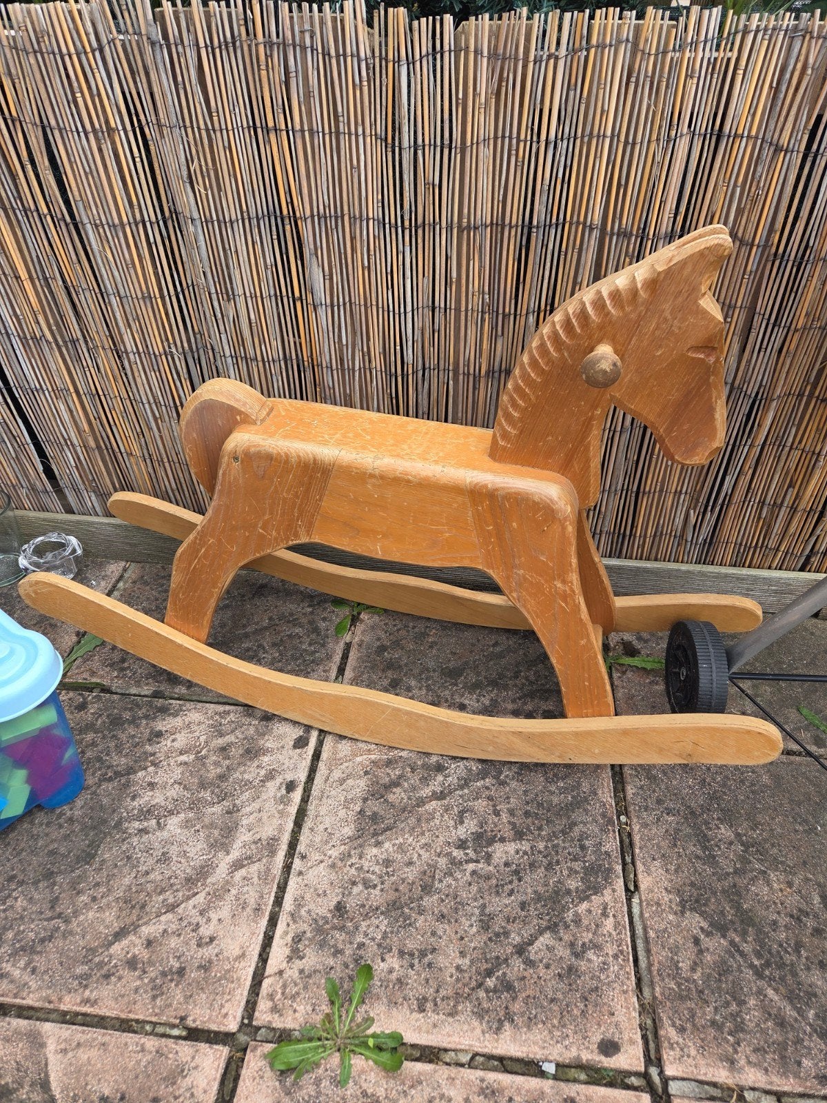 Houten schommelpaard, Kinderen en Baby's, Ophalen
