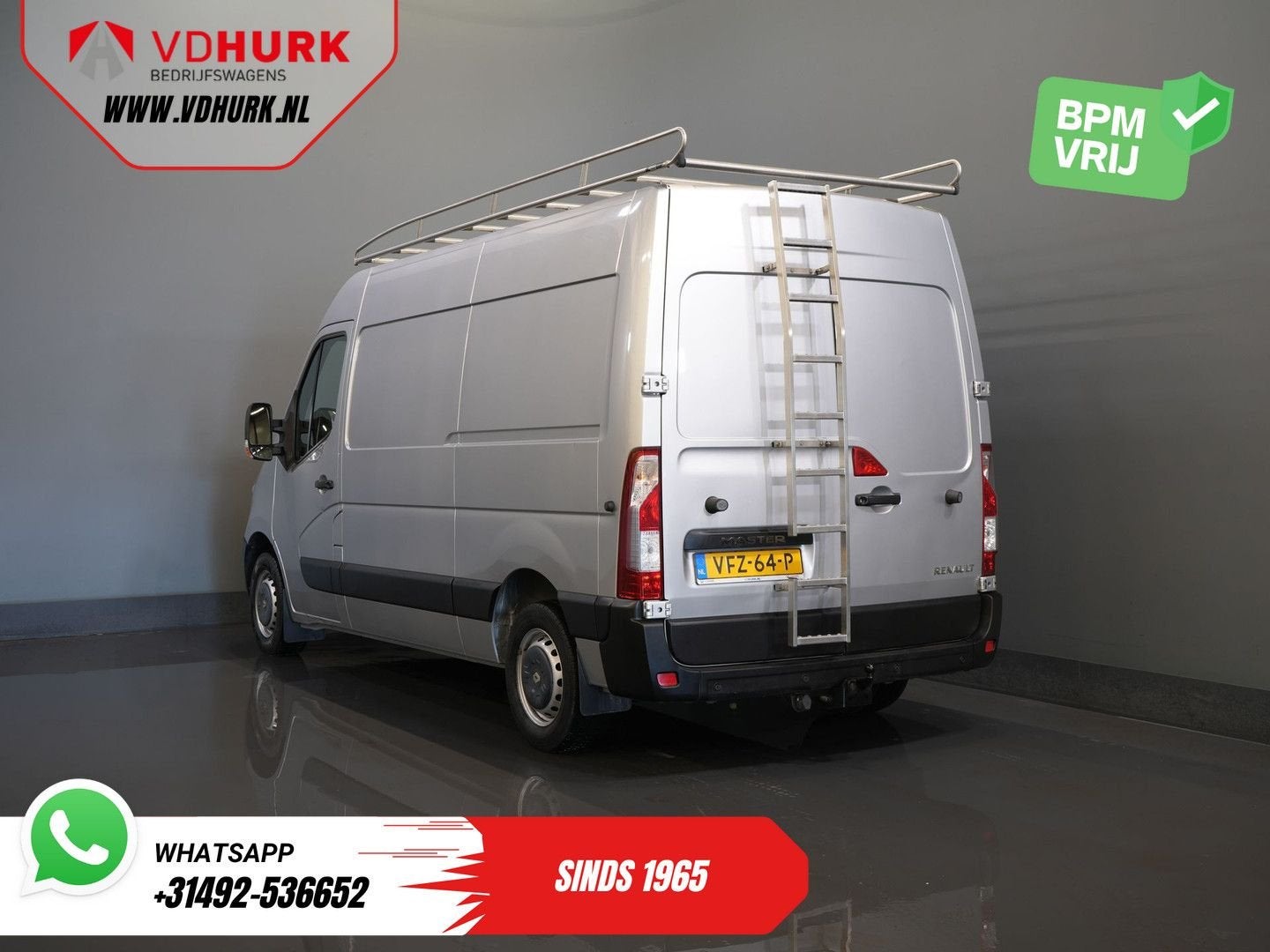 Renault Master T35 2.3 dCi 145 pk L2H2 270Gr.Deuren/ 2.5t Tr, Renault, Bedrijf, 183 g/km, Zilver of Grijs