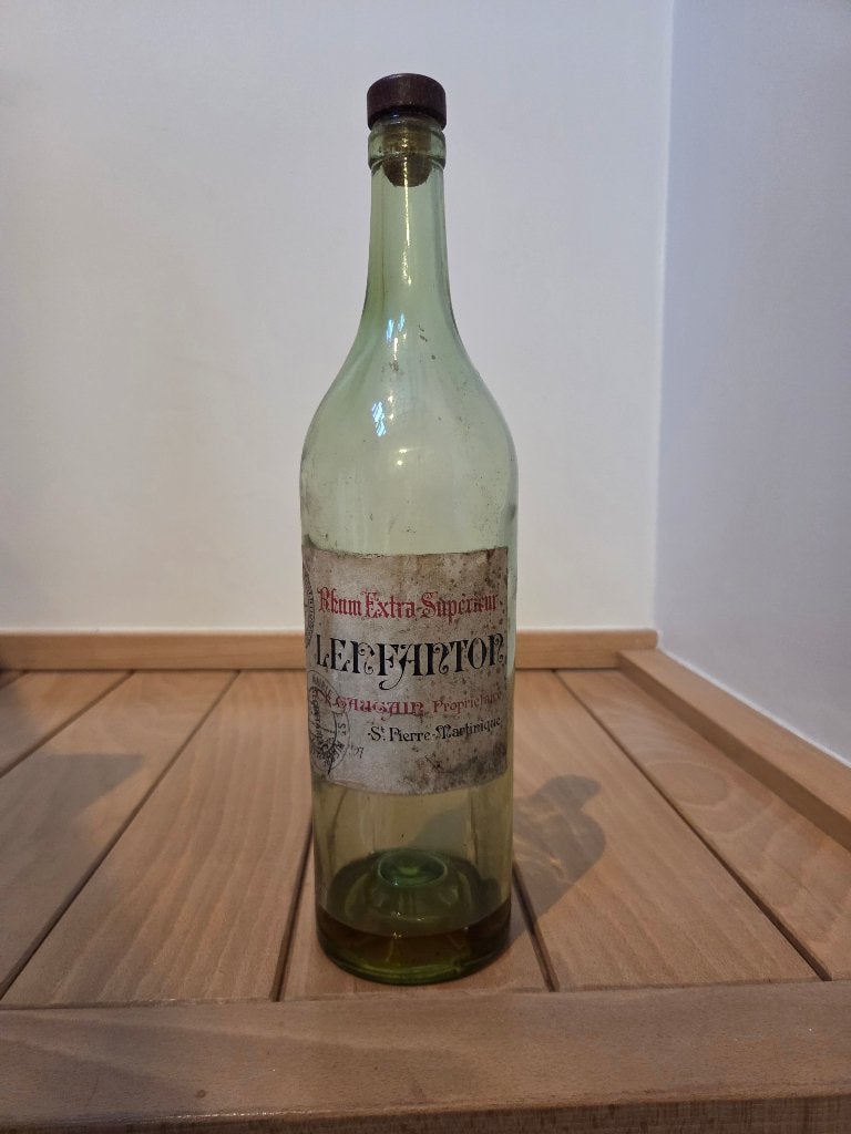 rhum lenfanton 1897 Saint Pierre OLDIES rare !!, Collections, Enlèvement ou Envoi