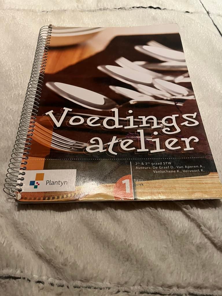Voedingsatelier 1 & 2, Boeken, Verzenden, Gelezen, Hoger Onderwijs