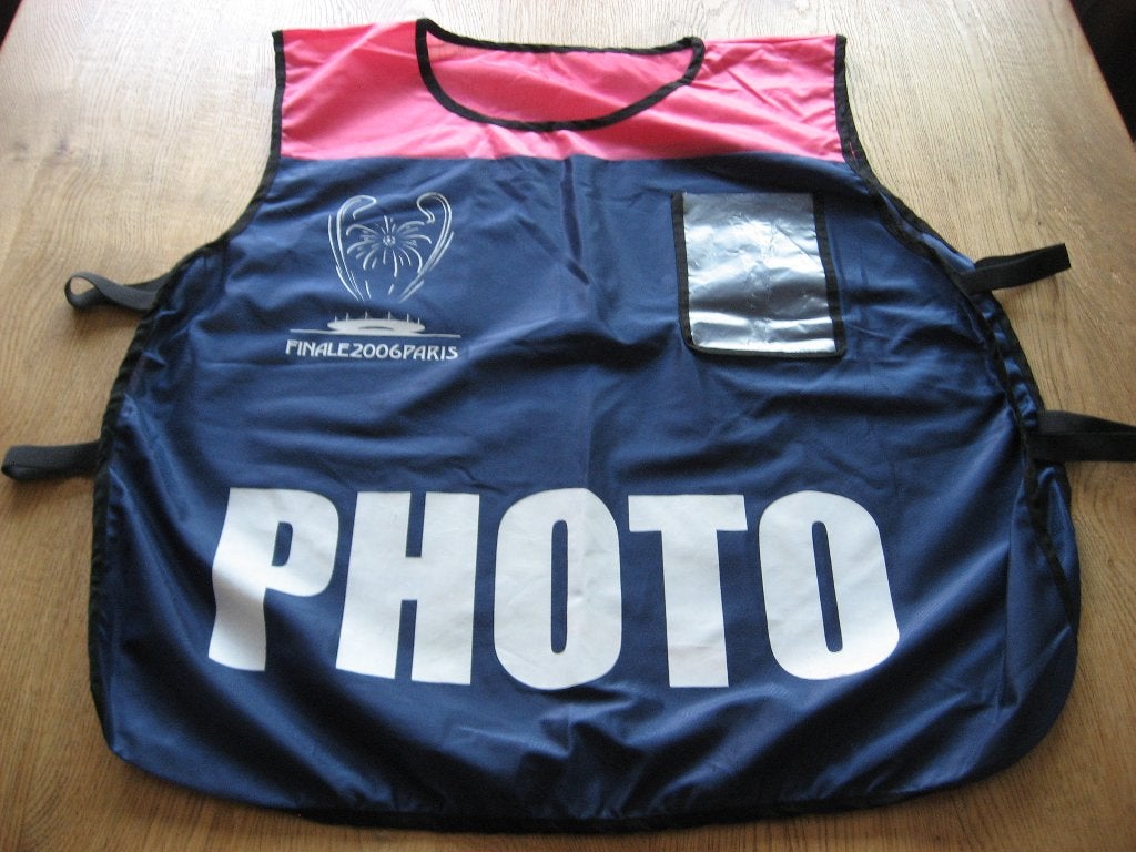 Champions League-finale 2006 Origineel Shirt Fotograaf 129, Enlèvement ou Envoi, Neuf, Maillot