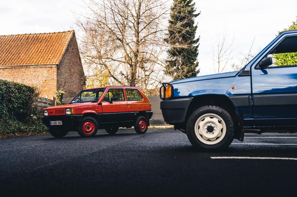 FIAT PANDA 4X4/ANCIENNE/EXCELLENT ÉTAT, Rouge, Achat, Boîte manuelle, Quatre roues motrices / 4X4