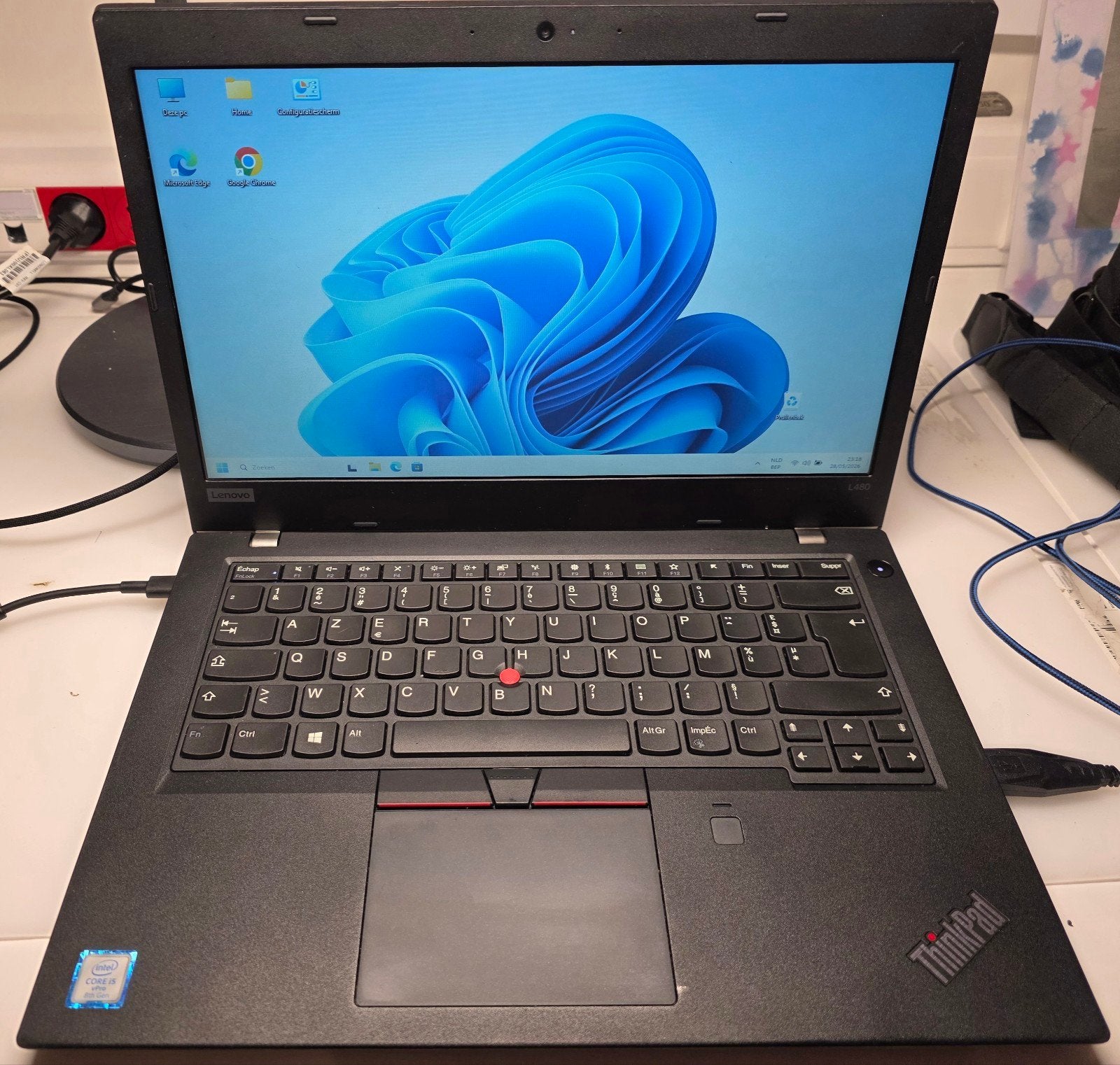 Krachtige 14" Lenovo laptop, i5, 8gb ram, 256gb ssd, win 11, Ophalen, Lenovo Thinkpad, 256 GB, 8 GB