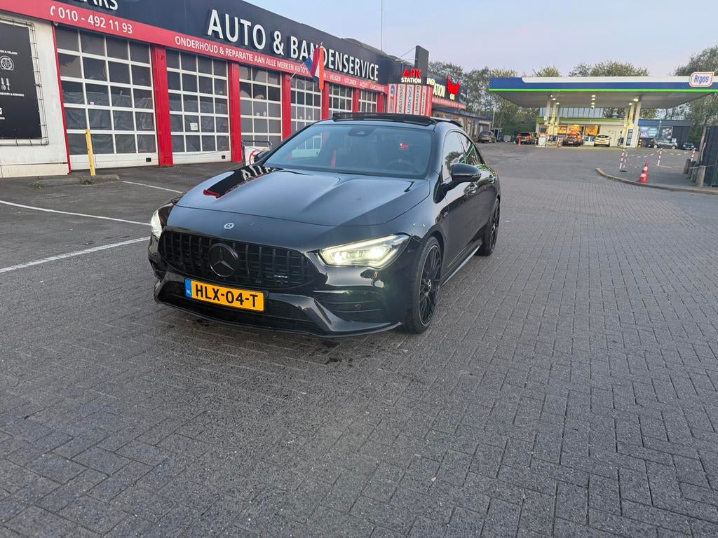 Mercedes CLA200D|AMG|Burmester|Pano|led|, Auto's, CLA, Zwart, Leder, Diesel