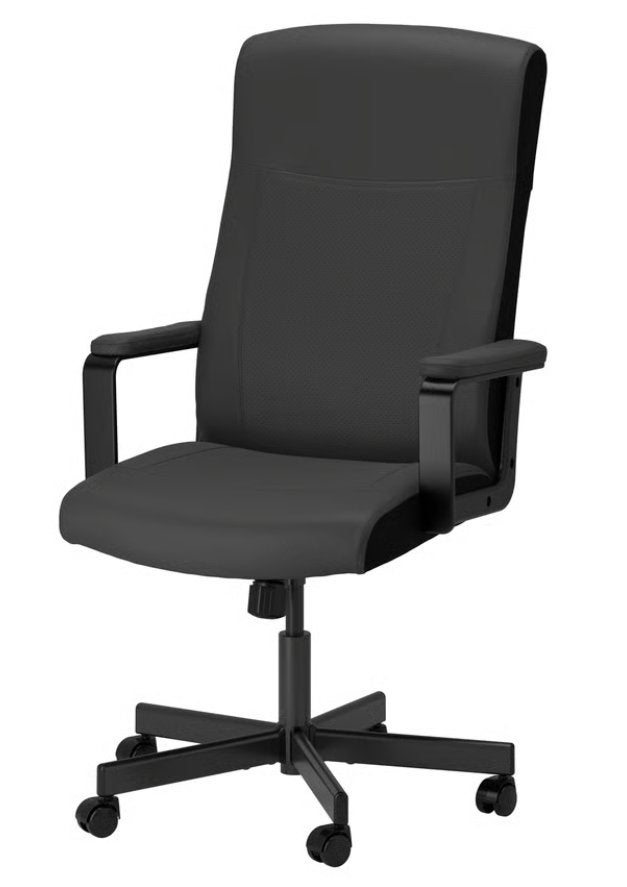 Chaise de Bureau IKEA - MILLBERGET, Maison & Meubles, Chaises de bureau, Enlèvement, Comme neuf, Noir, Chaise de bureau