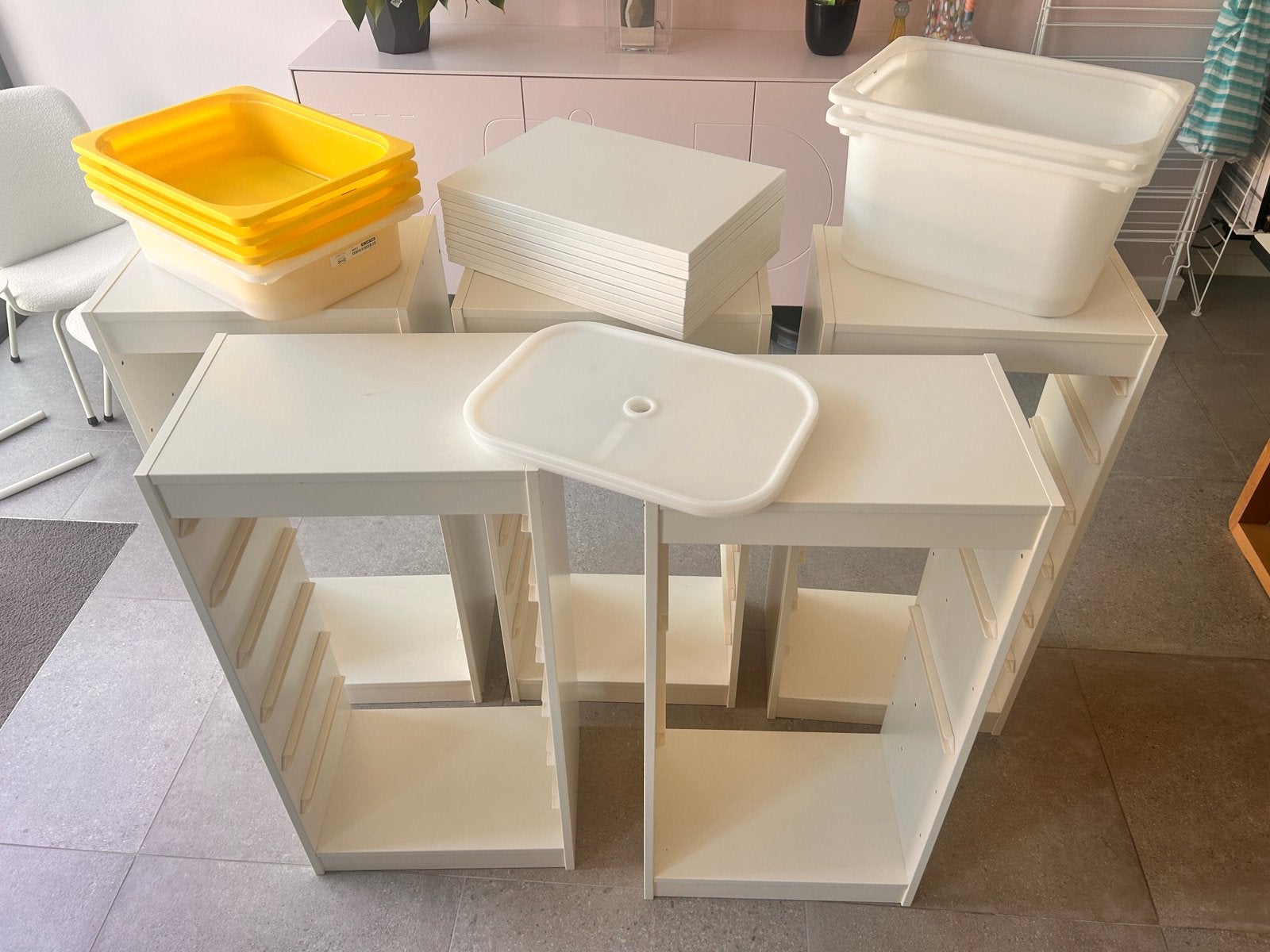 5 Ikea Trofast kasten, Huis en Inrichting, Ophalen, Zo goed als nieuw