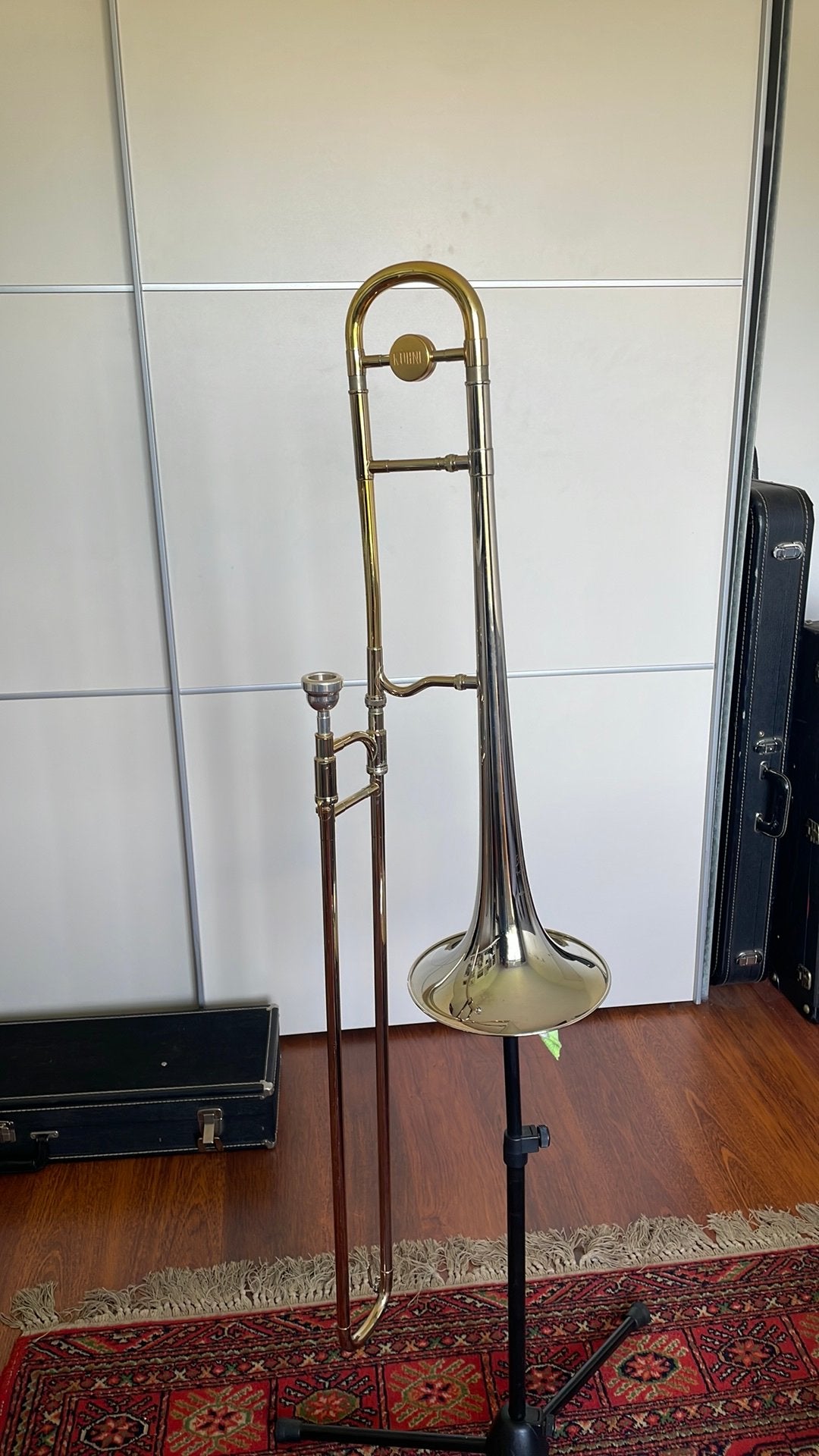 Trombone Kühnl & Hoyer « .512 » Bart Van Lier, Musique & Instruments, Enlèvement, Utilisé, Ténor, Avec valise