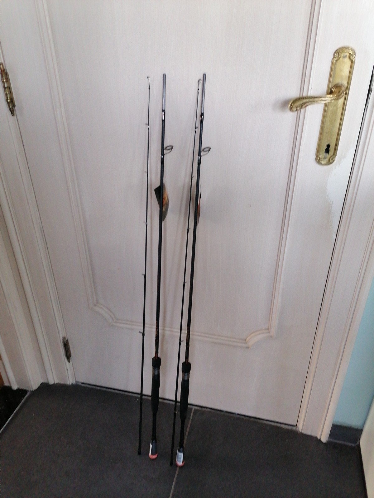2 x SEIKA GRAVITY 2.10M. CARBON. NIEUW, Enlèvement ou Envoi, Neuf, Canne à lancer