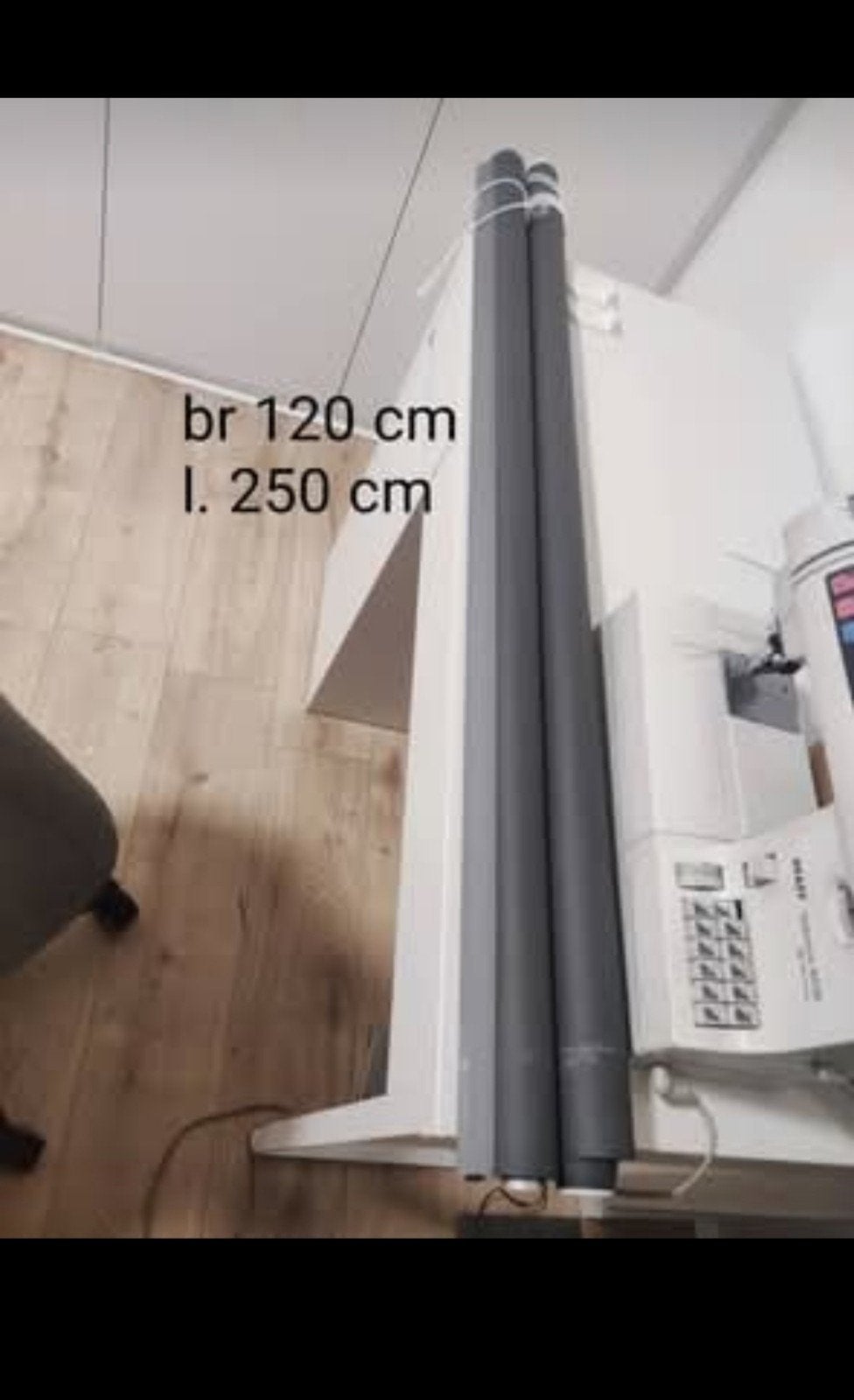 rolgordijnen verduisterd, Huis en Inrichting, Ophalen, Grijs
